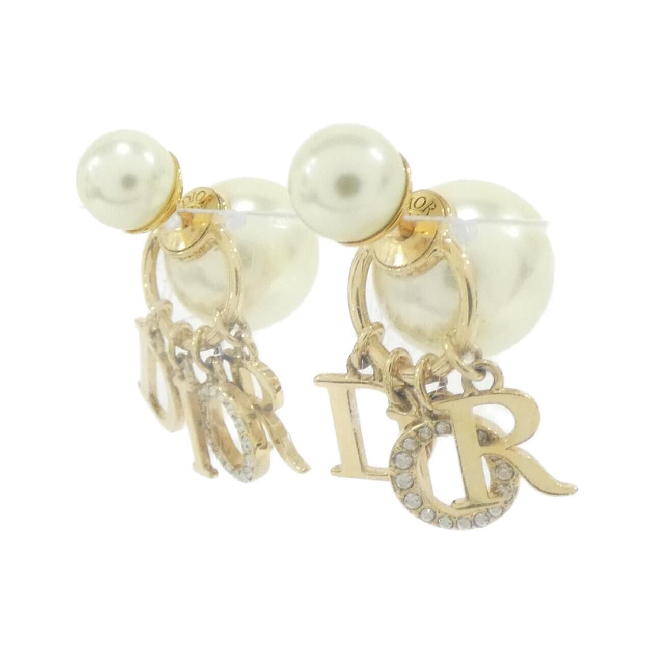 Dior Tribal Earrings Gold — view 2