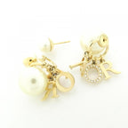 Dior Tribal Earrings Gold — view 3