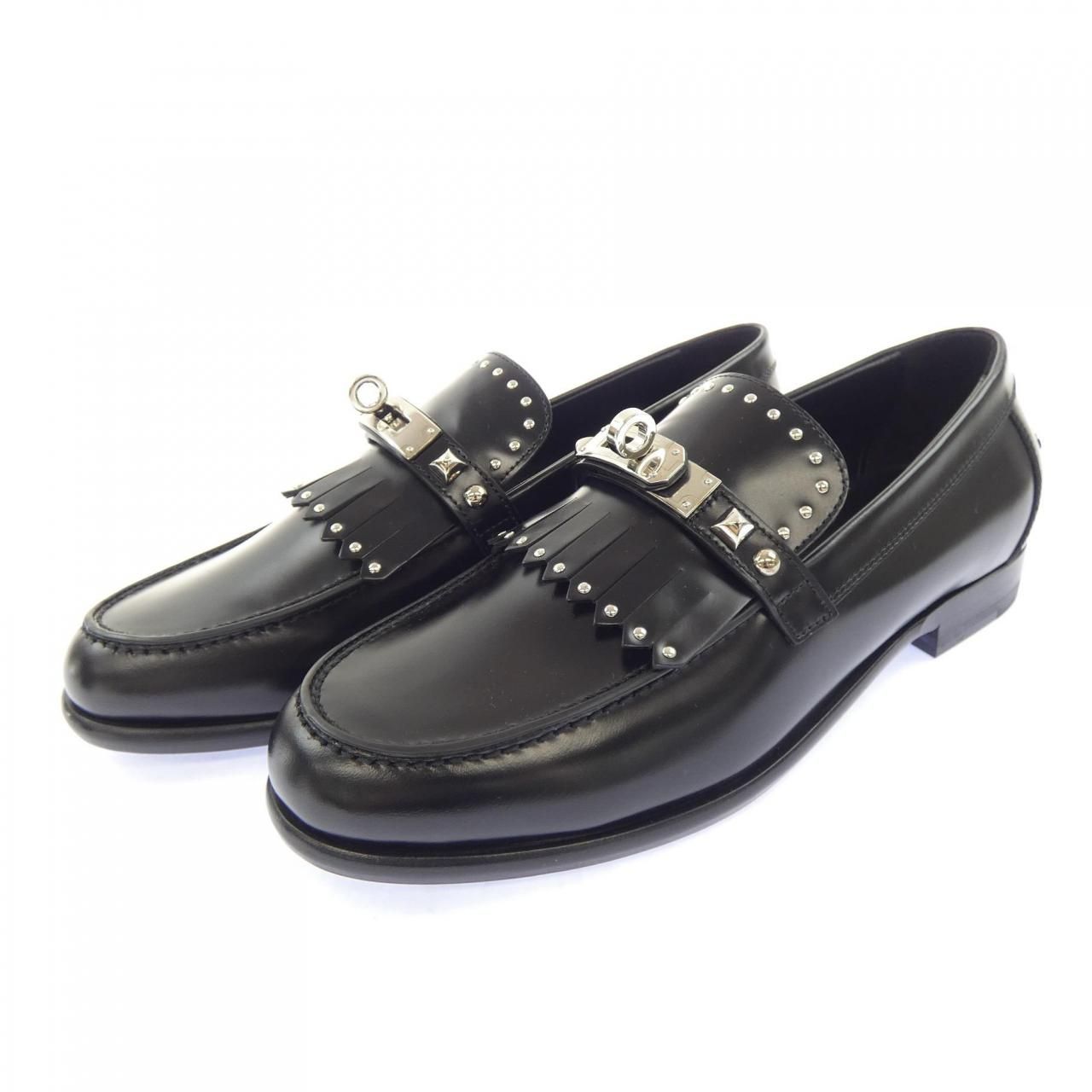 Hermes Destin Kelly Buckle Crew Medle Shoes — view 3