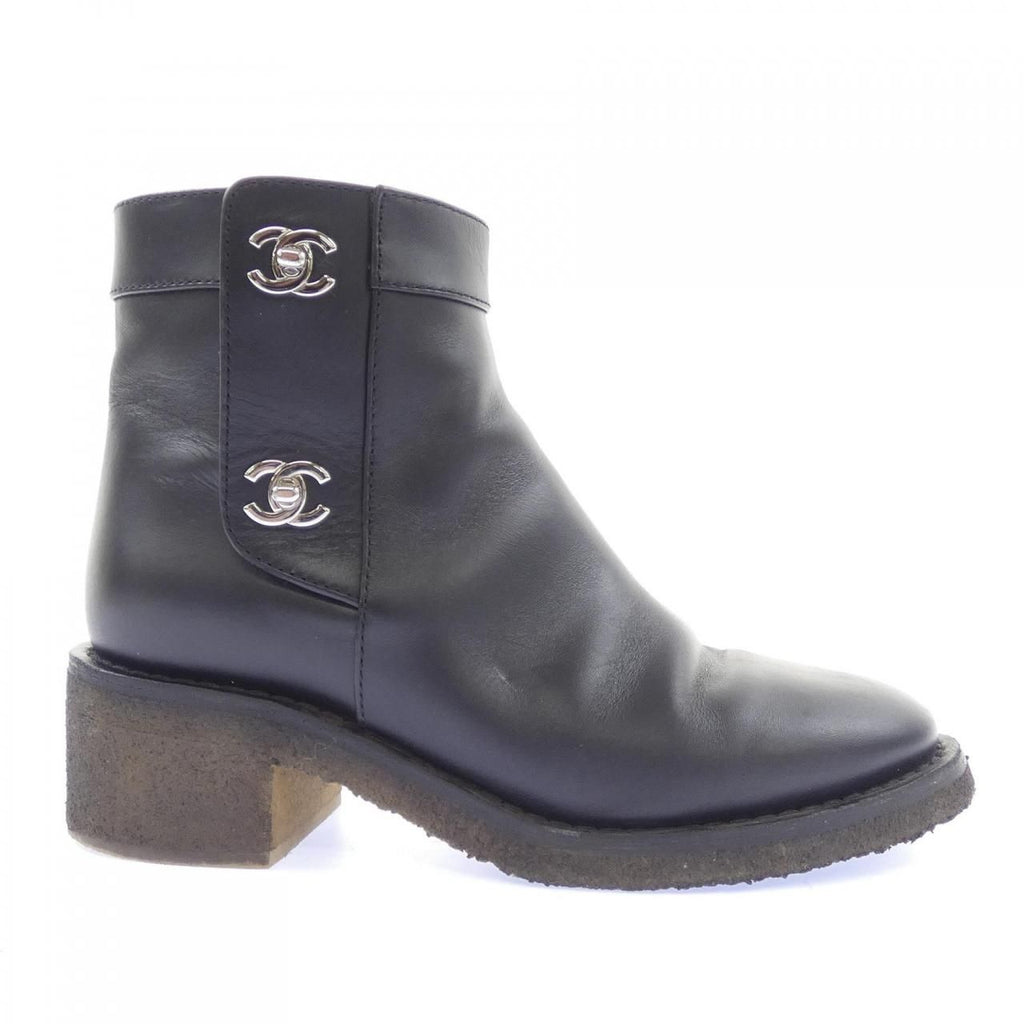 Chanel Turnlock Boots Black