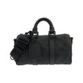 Louis Vuitton Taurillon Monogram Keepall Bandouliere 25 cm Boston