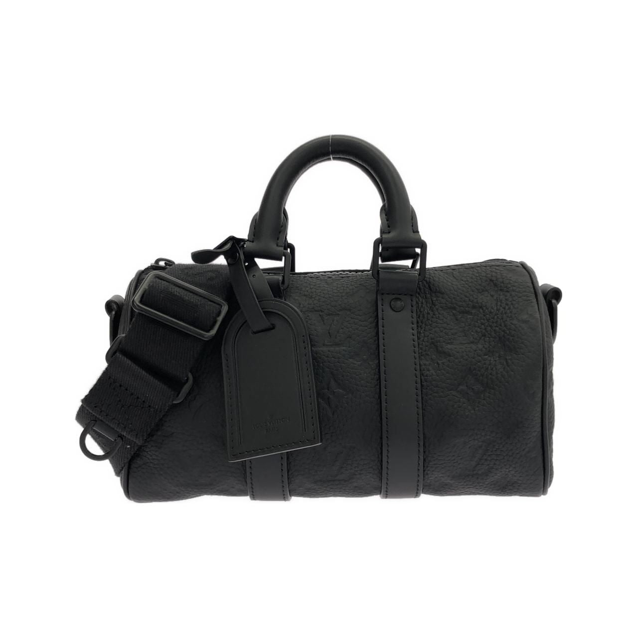 Louis Vuitton Taurillon Monogram Keepall Bandouliere 25 cm Boston