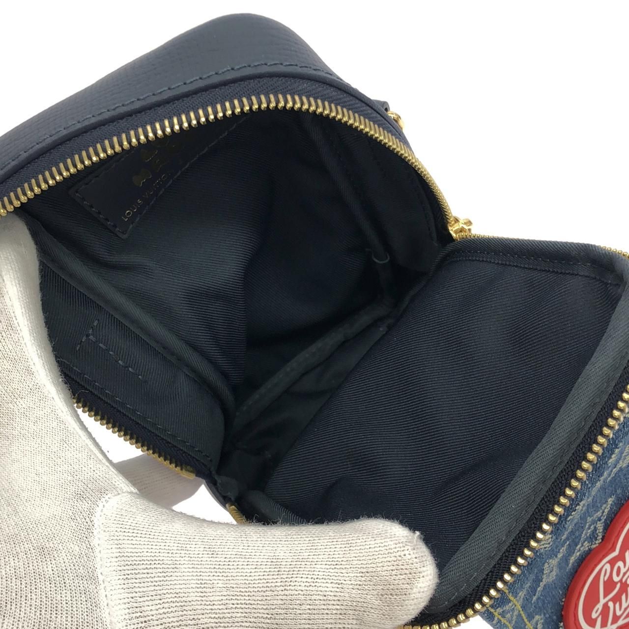 Louis Vuitton Monogram Denim Double Phone Pouch — view 8