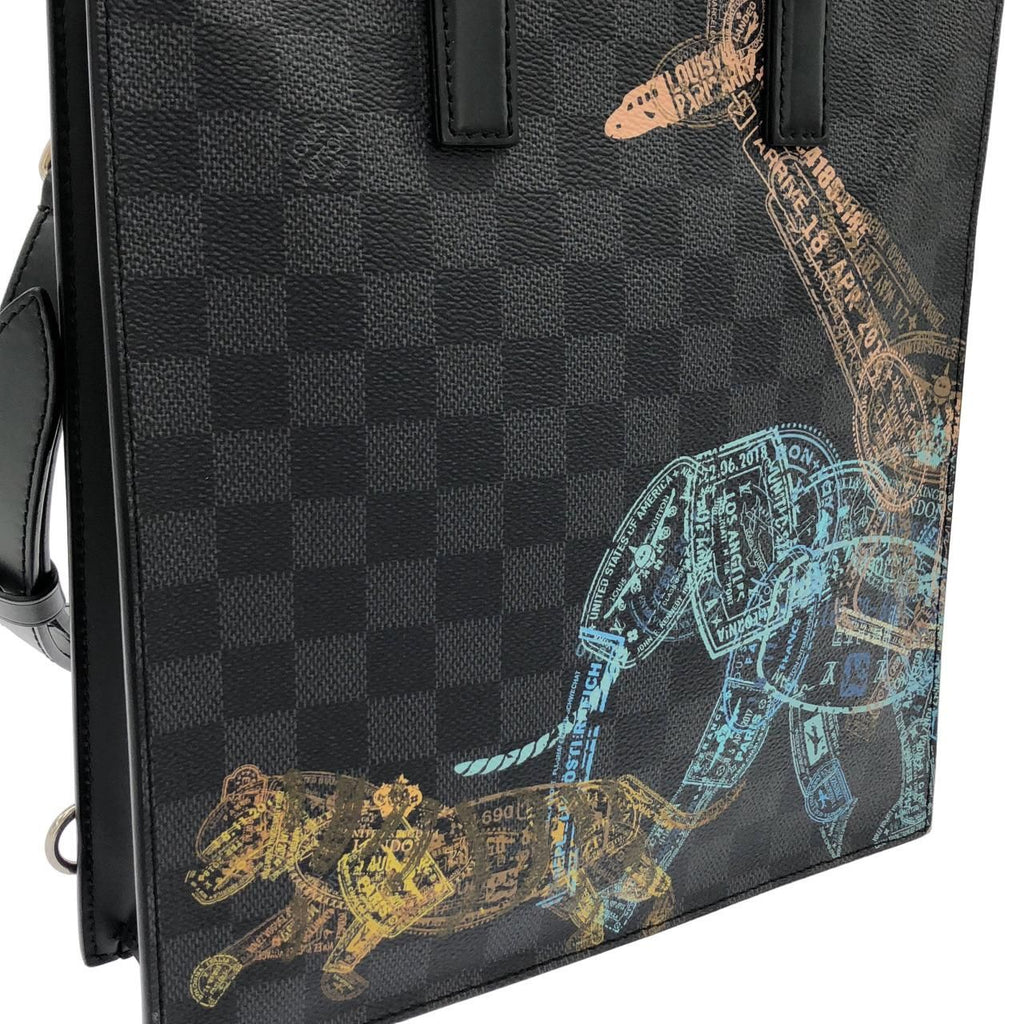 Louis Vuitton Damier Graphit Sac Plat Messenger — view 8
