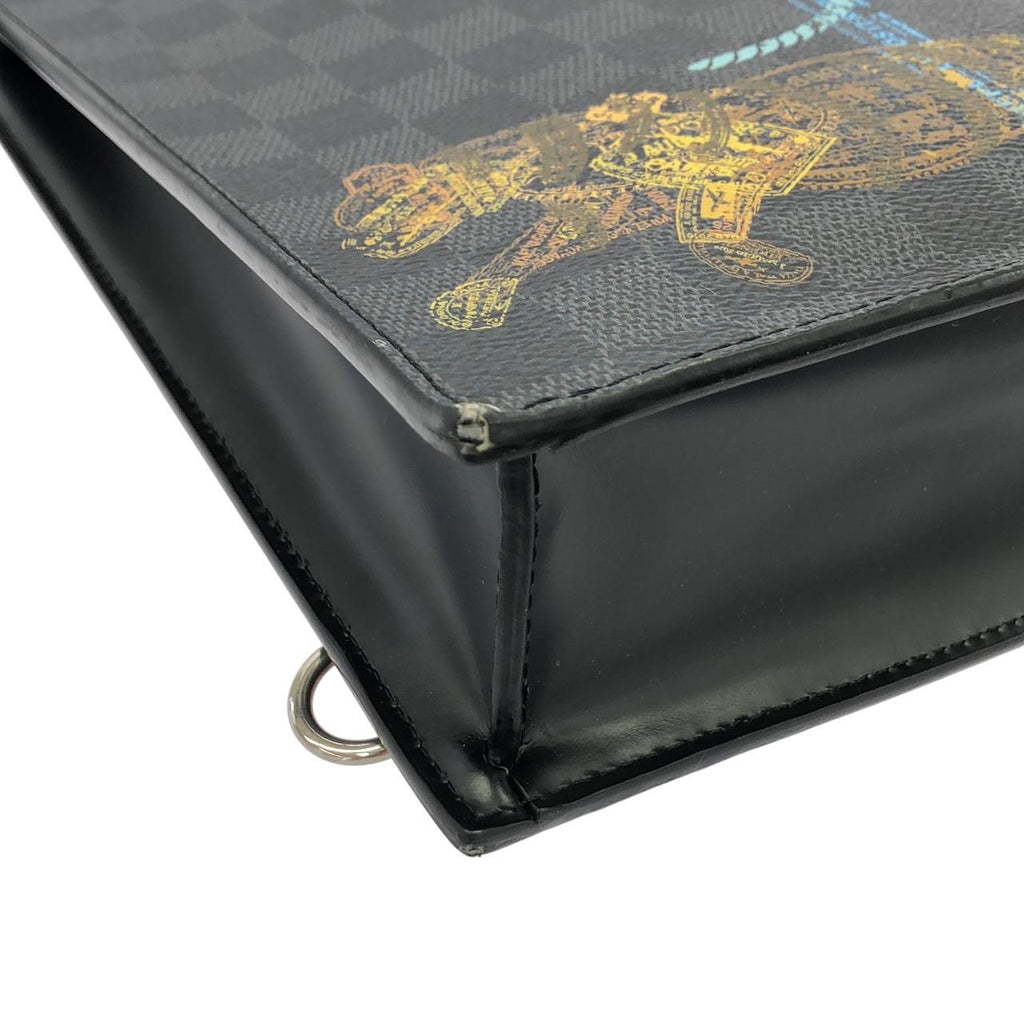 Louis Vuitton Damier Graphit Sac Plat Messenger — view 3