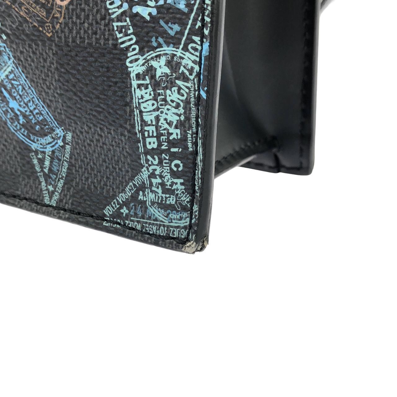 Louis Vuitton Damier Graphit Sac Plat Messenger — view 5