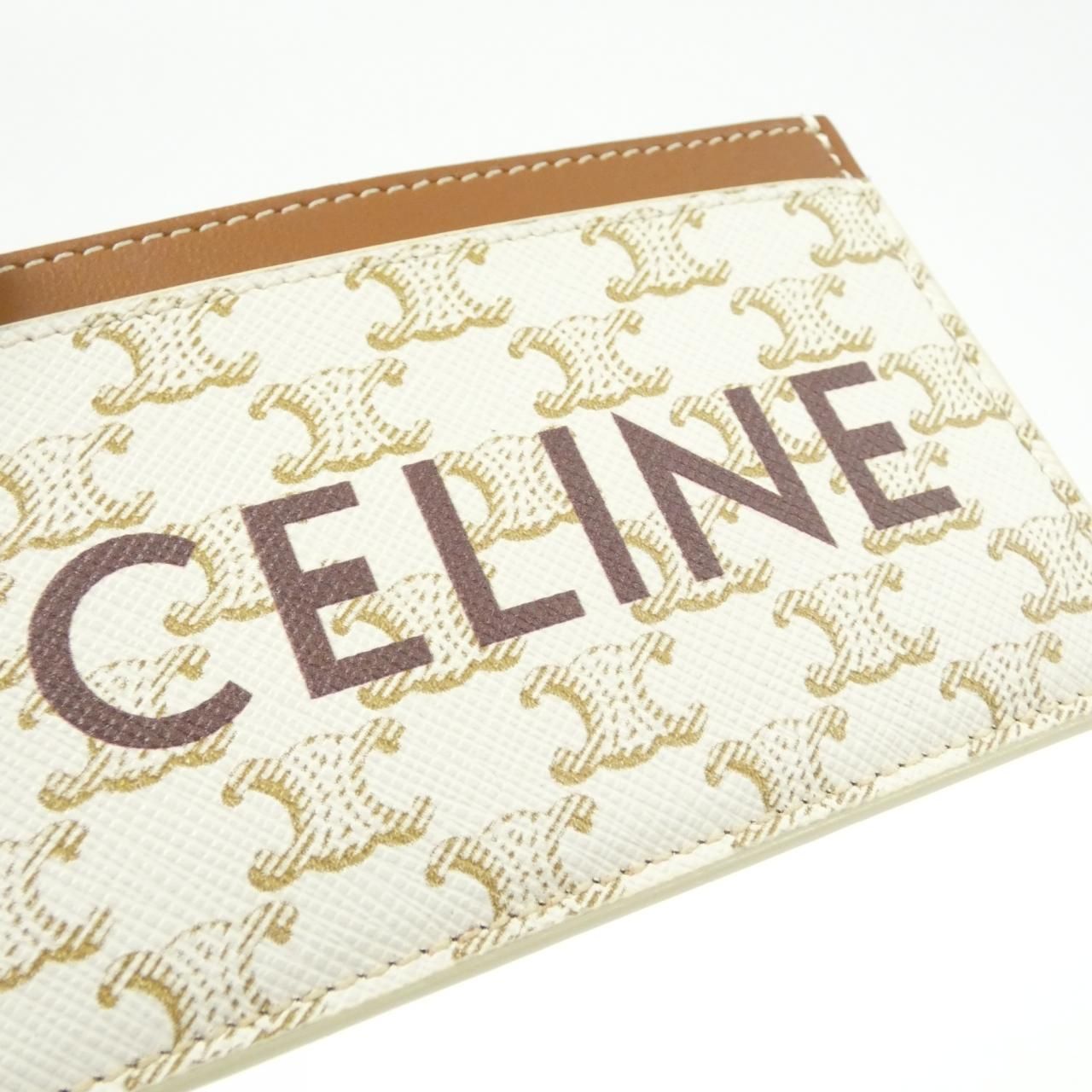 Celine Card Case Card Holders White — view 3