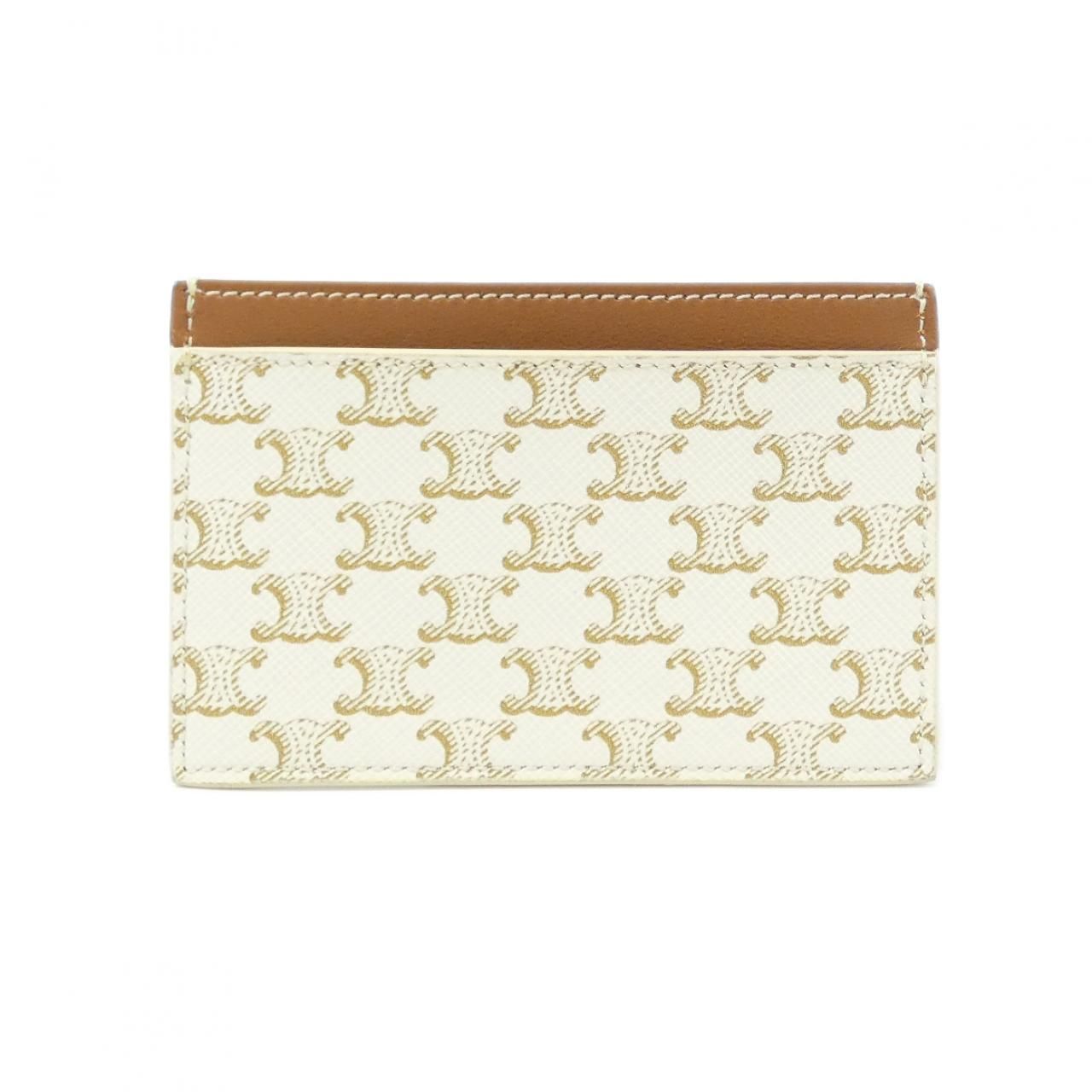 Celine Card Case Card Holders White — view 2