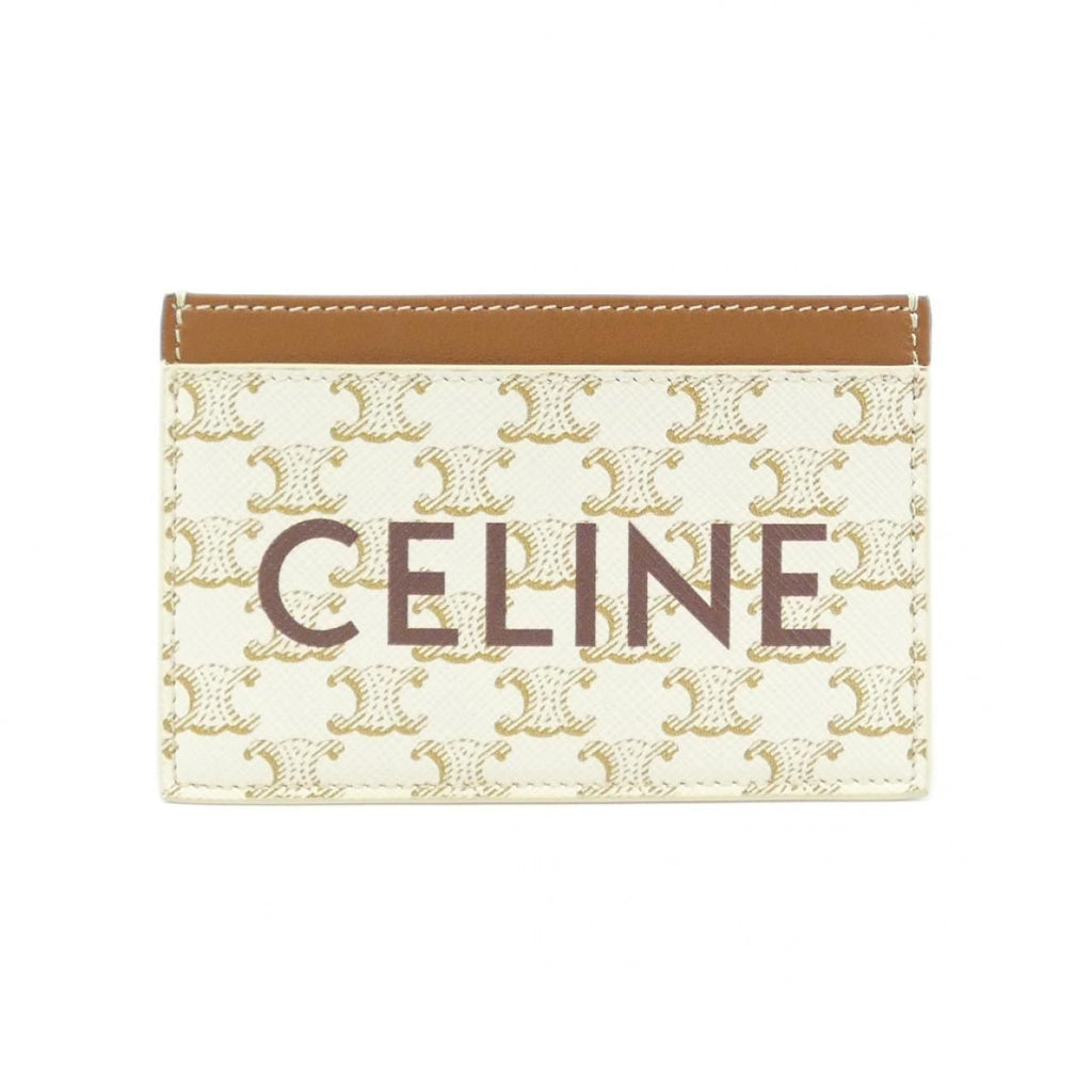 Celine Card Case Card Holders White