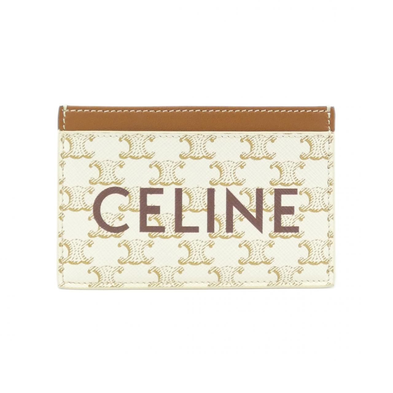 Celine Card Case Card Holders White