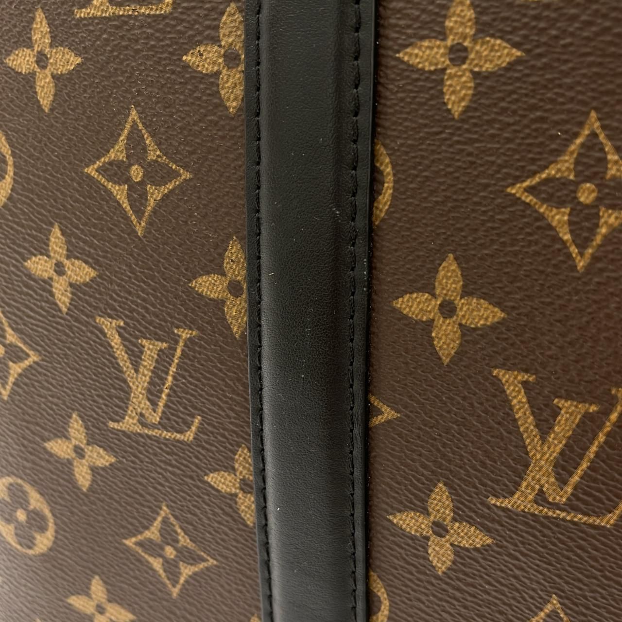 Louis Vuitton Monogram Macassar Weekend Tote GM — view 6