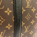 Louis Vuitton Monogram Macassar Weekend Tote GM — view 5