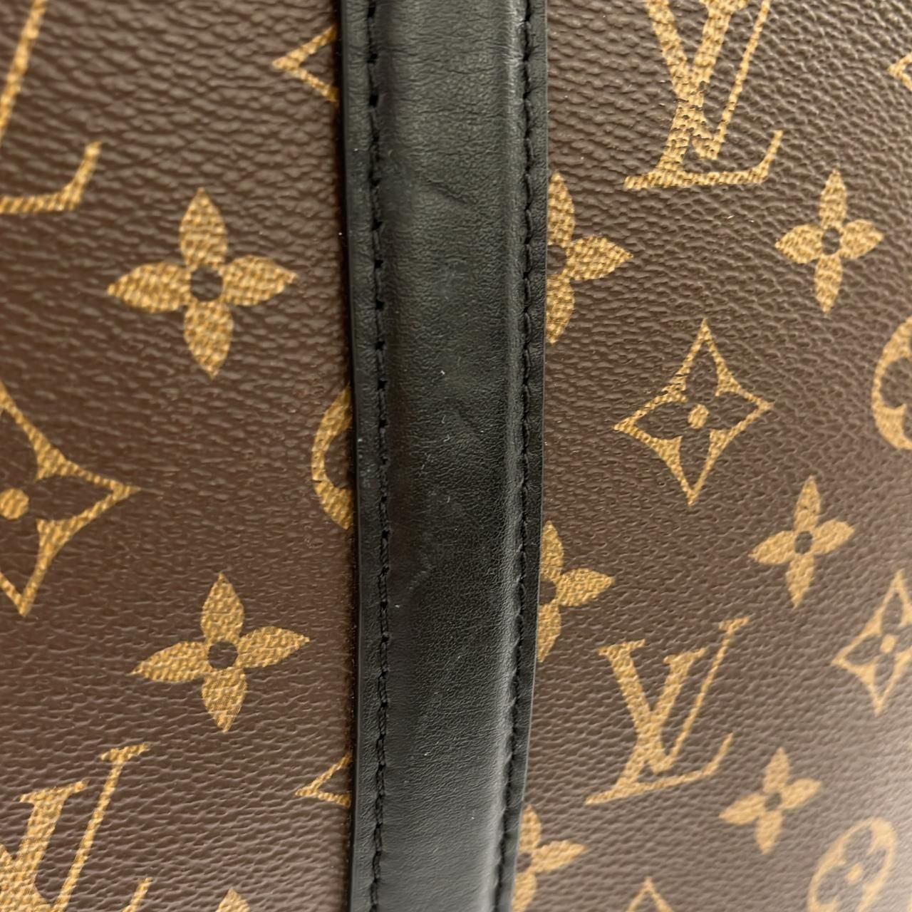 Louis Vuitton Monogram Macassar Weekend Tote GM — view 5