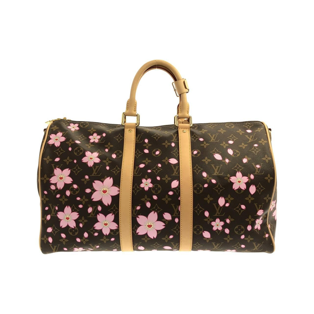 Louis Vuitton Monogram Cherry Blossom Keepall Bandouliere Boston — view 2