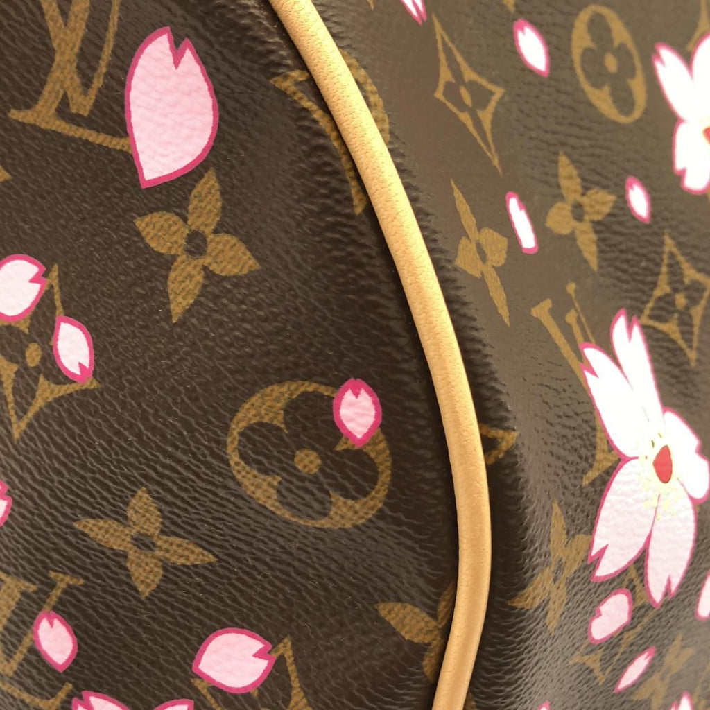 Louis Vuitton Monogram Cherry Blossom Keepall Bandouliere Boston — view 6