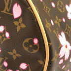 Louis Vuitton Monogram Cherry Blossom Keepall Bandouliere Boston — view 6