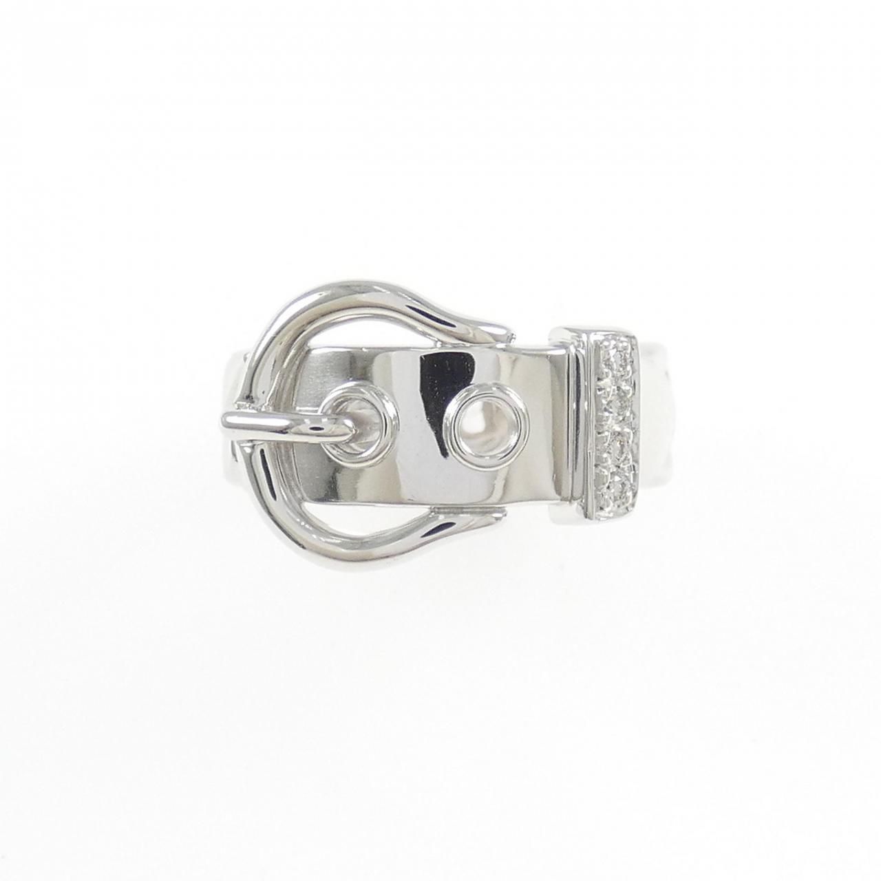 Hermes Diamond Ring White Gold — view 2