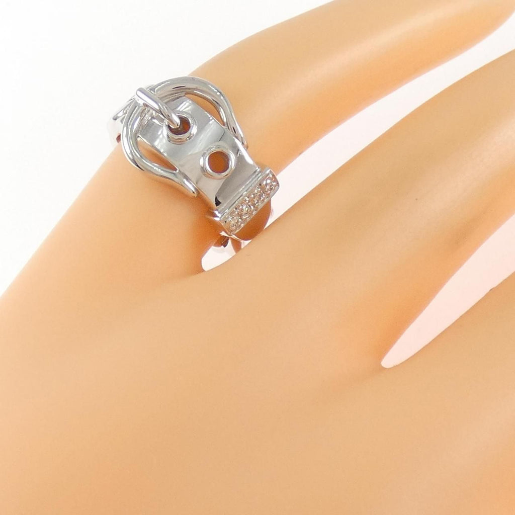 Hermes Diamond Ring White Gold — view 5