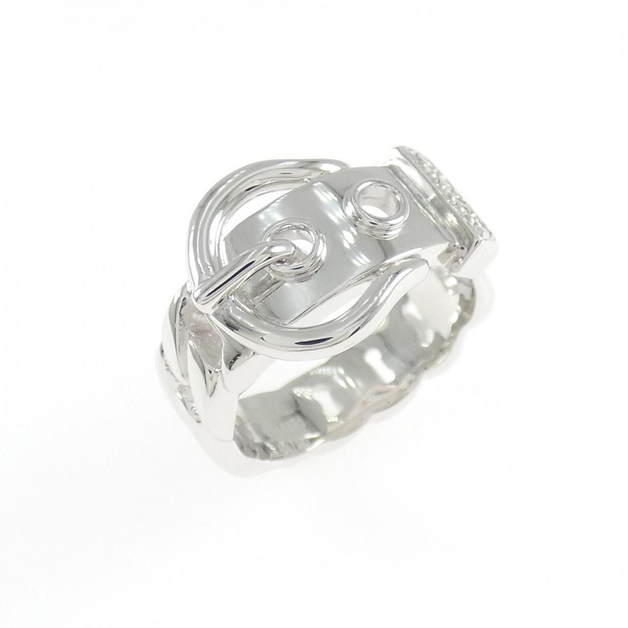Hermes Diamond Ring White Gold