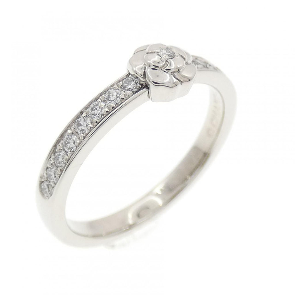 Chanel Camellia Ring Silver