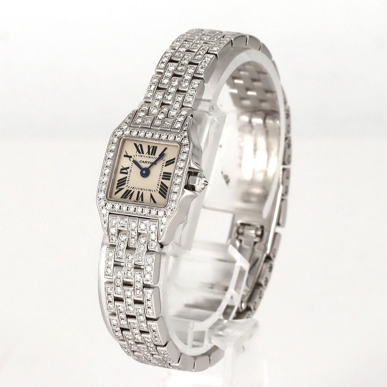 Cartier Mini Santos Demoiselle WG D Bracelet D WG Quartz — view 2