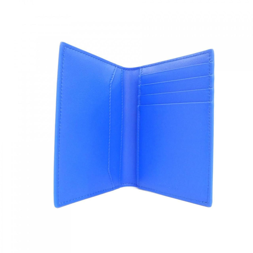 Celine Card Case Card Holders Blue — view 4