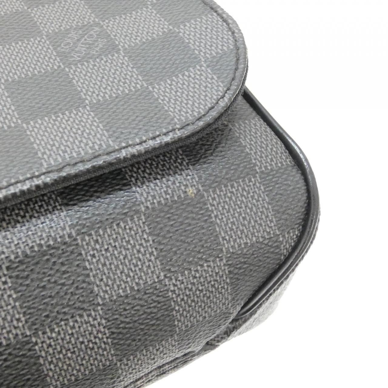 Louis Vuitton Damier Graphite District PM Shoulder — view 4
