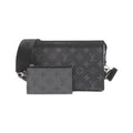 Louis Vuitton Monogram Eclipse Reverse Gaston Wearable Wallet Shoulder