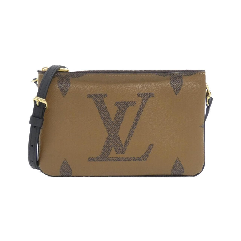Louis Vuitton Monogram Giant Pochette Double Zip Shoulder