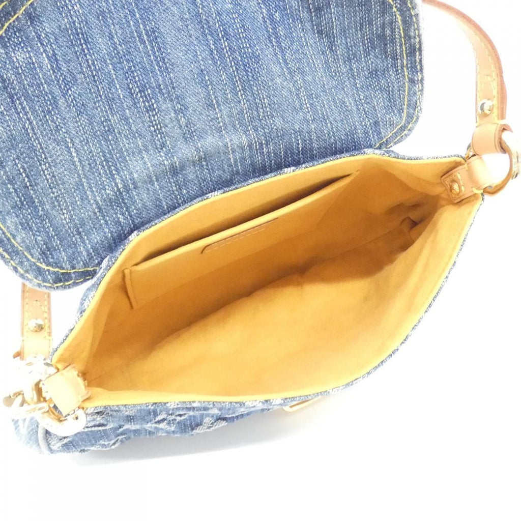 Louis Vuitton Vintage Monogram Denim Mini Pleaty Shoulder — view 6
