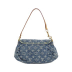 Louis Vuitton Vintage Monogram Denim Mini Pleaty Shoulder — view 2