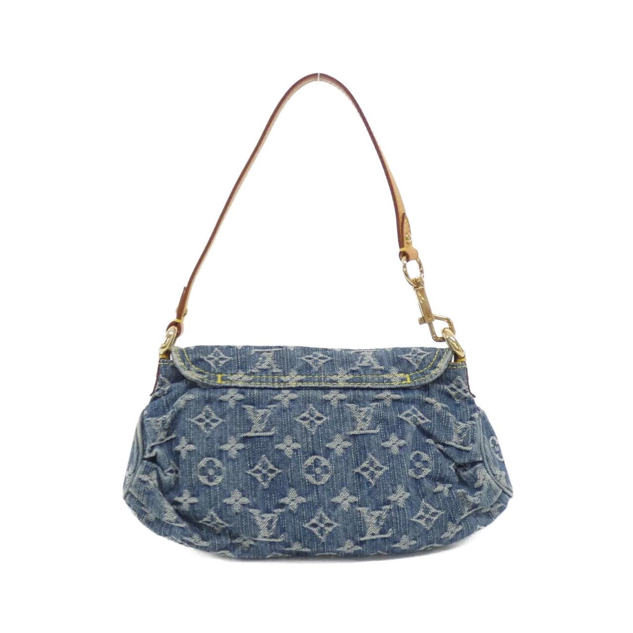 Louis Vuitton Vintage Monogram Denim Mini Pleaty Shoulder — view 2