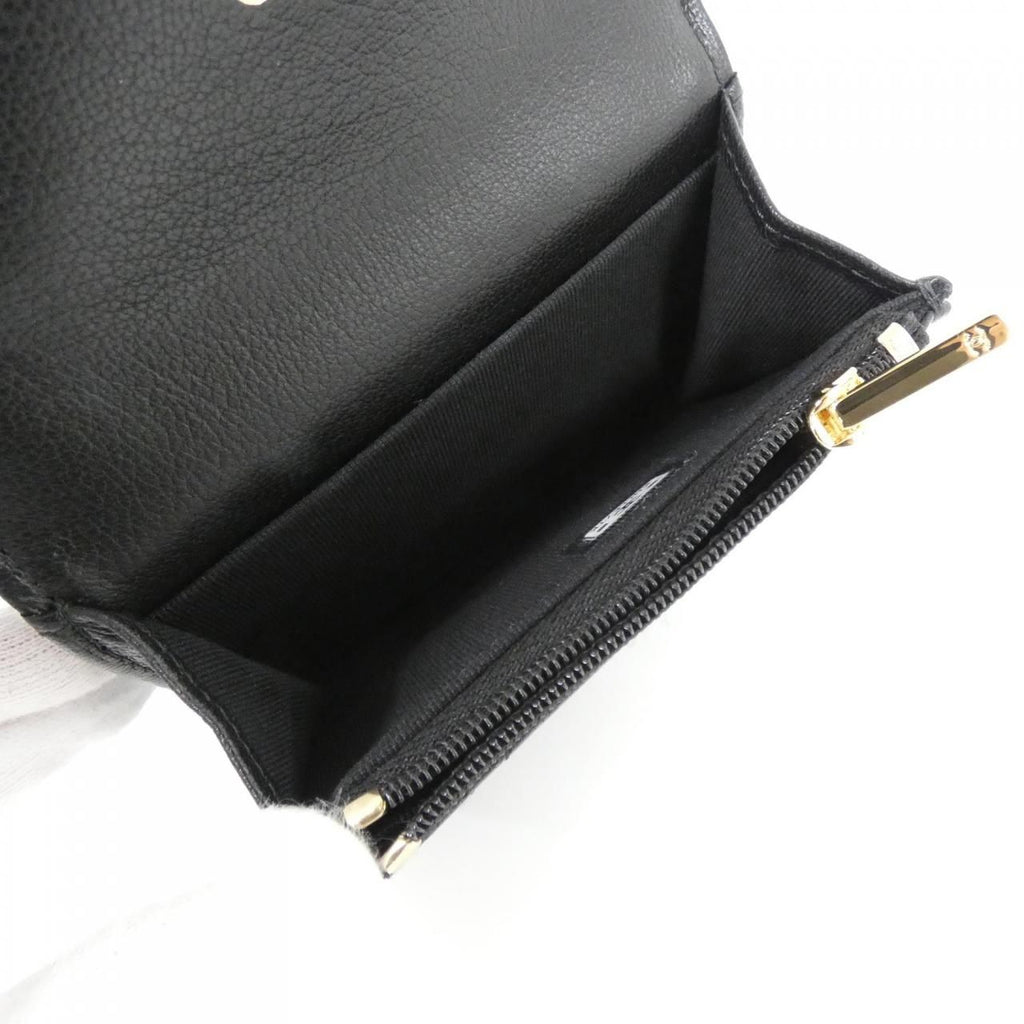 Chanel Card Case Card Holders Black — view 3