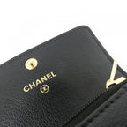 Chanel Card Case Card Holders Black — view 5