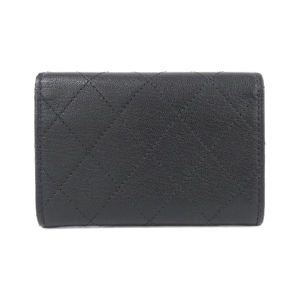Chanel Card Case Card Holders Black — view 2
