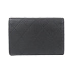 Chanel Card Case Card Holders Black — view 2