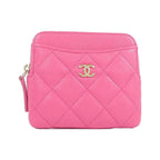 Chanel Coin Case Coin Purse Pink