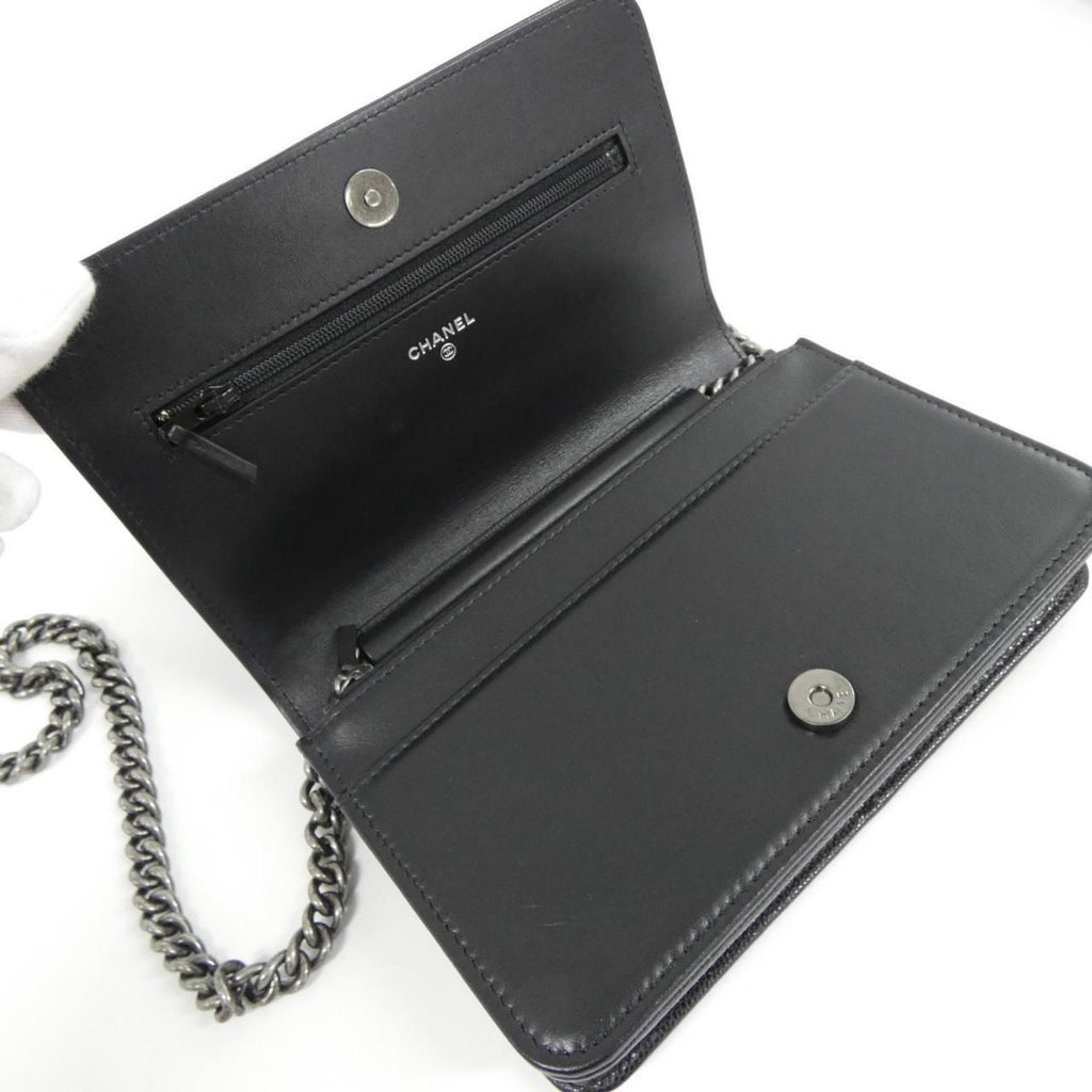 Chanel Boy Line Chain Wallet Shoulder — view 6