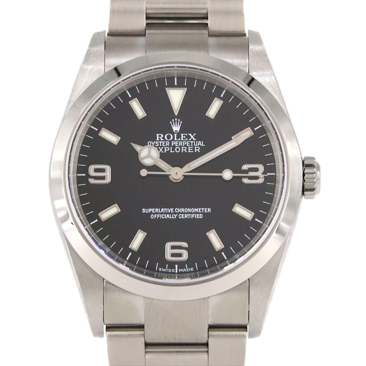 Rolex Explorer-i SS Automatic Winding Number Watch