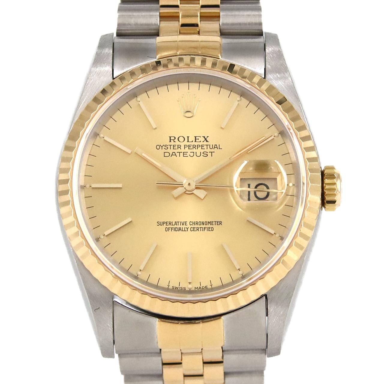 Rolex Datejust Automatic Winding Number Watch