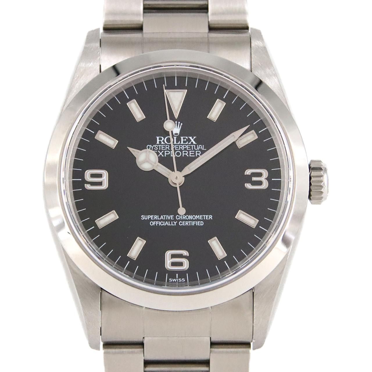 Rolex Explorer I SS Automatic Winding Number Watch
