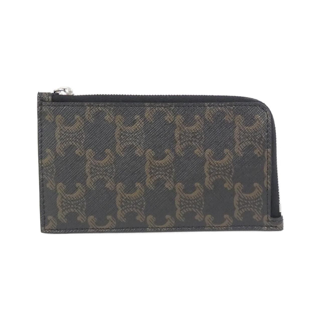 Celine Coin Case Coin Purse Black