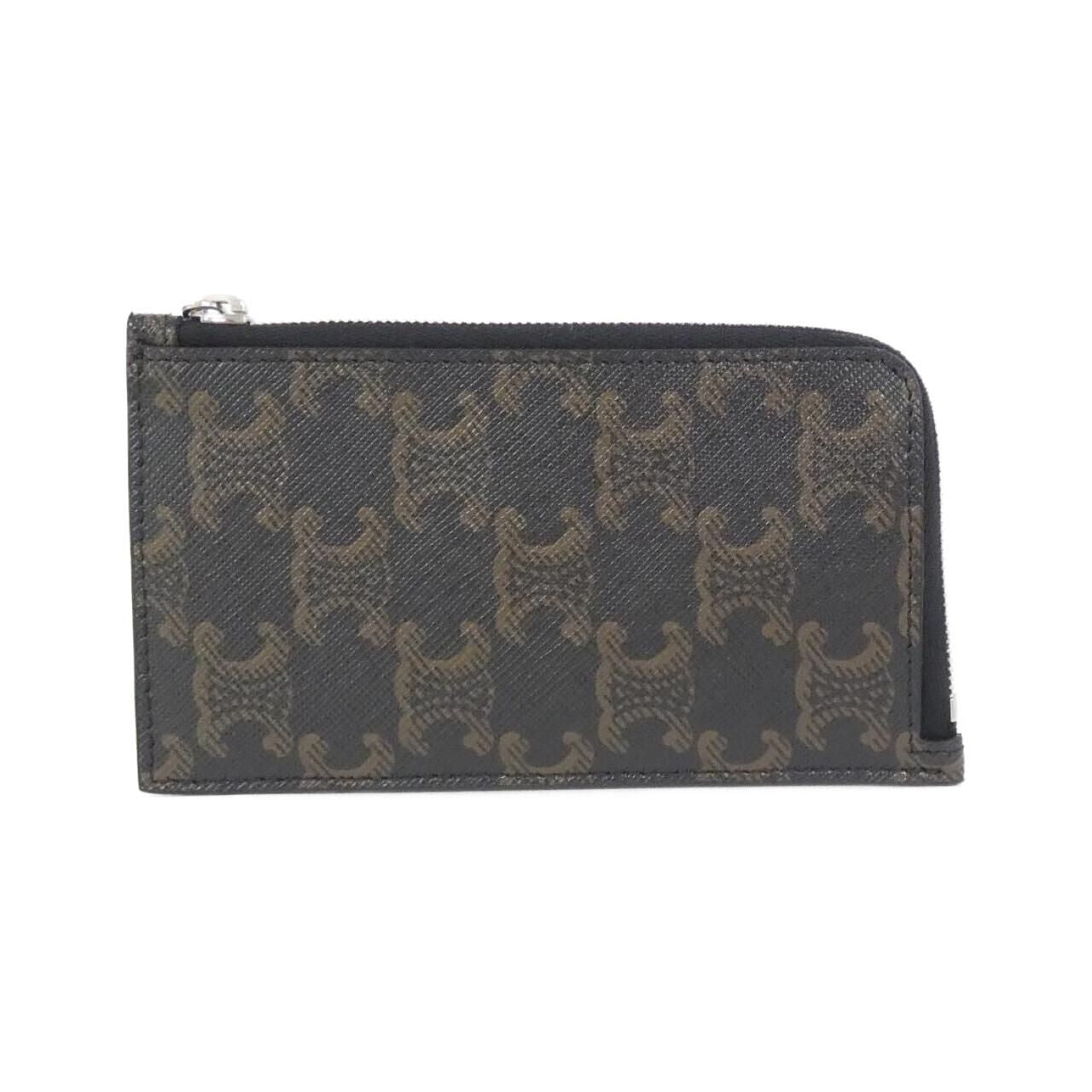 Celine Coin Case Coin Purse Black