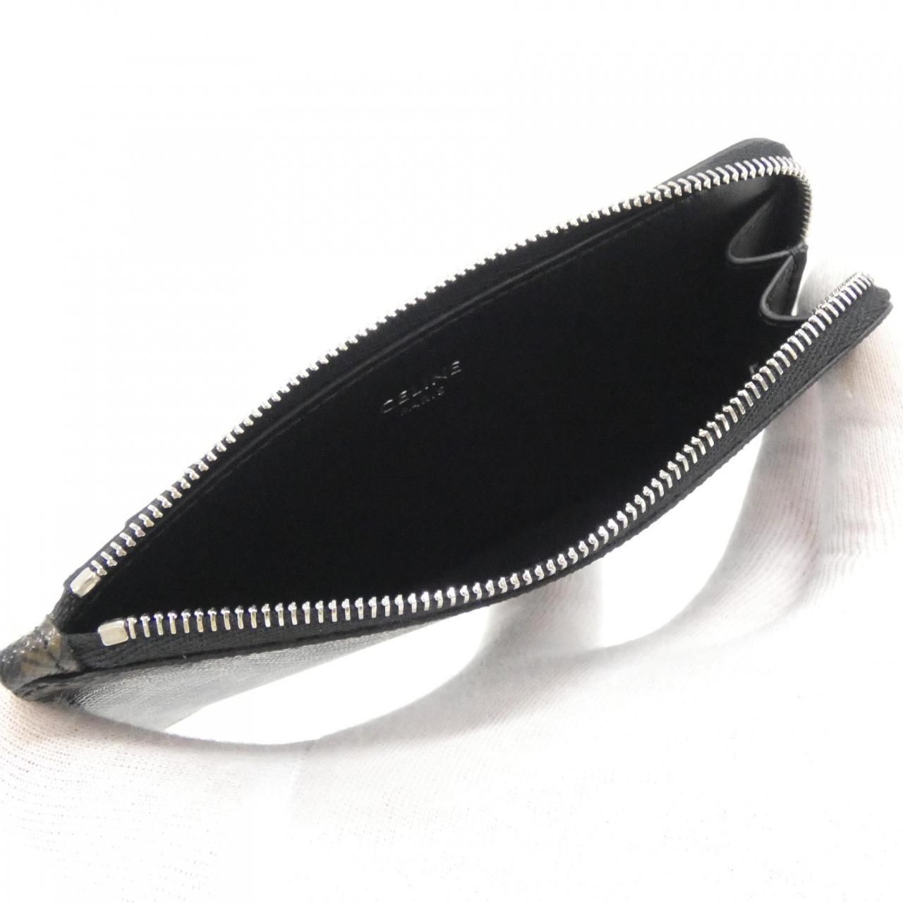 Celine Coin Case Coin Purse Black — view 4