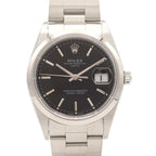 Rolex Oyster Perpetual Date SS Automatic Winding Number Watch