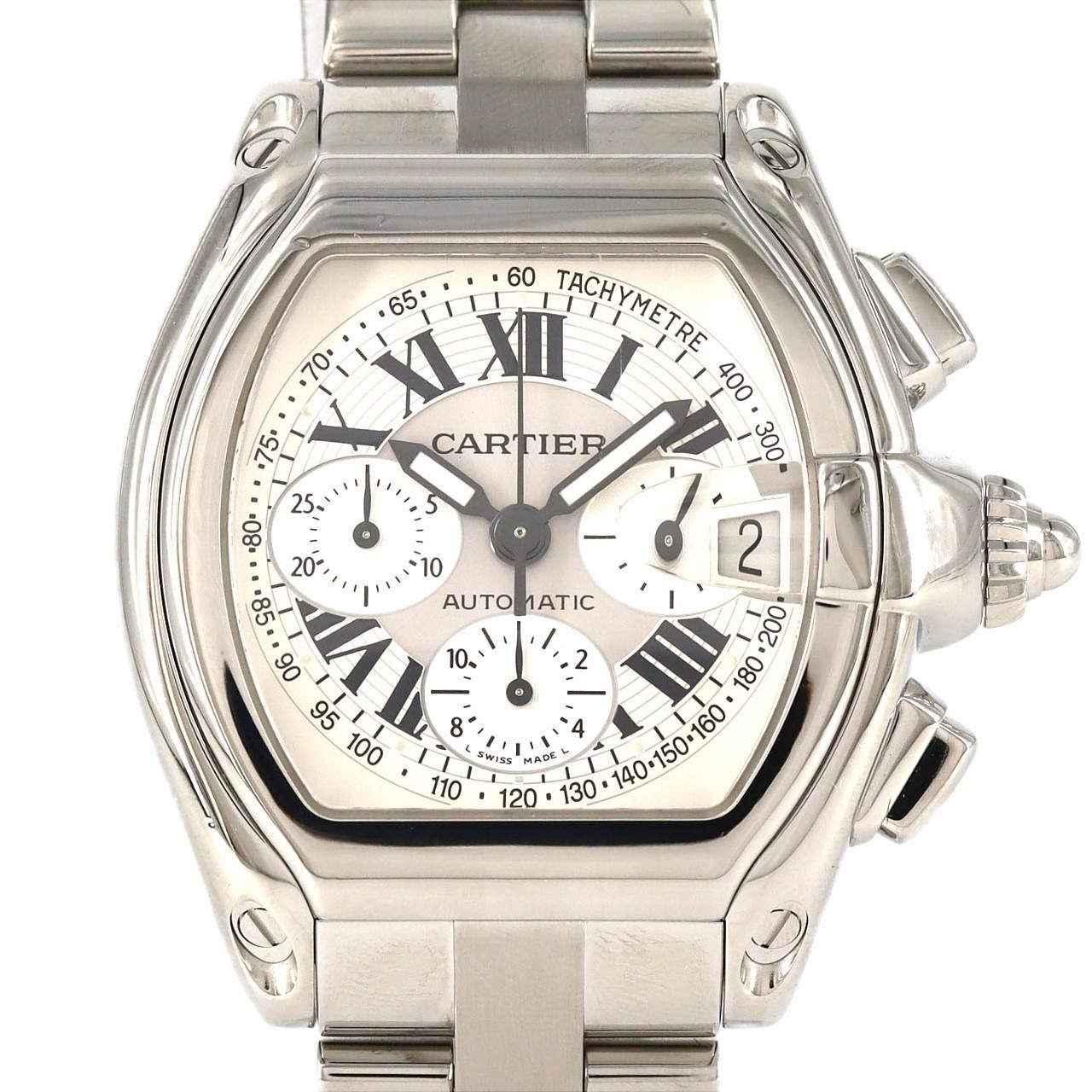 Cartier Roadster Chronograph XL SS Automatic Winding Watch