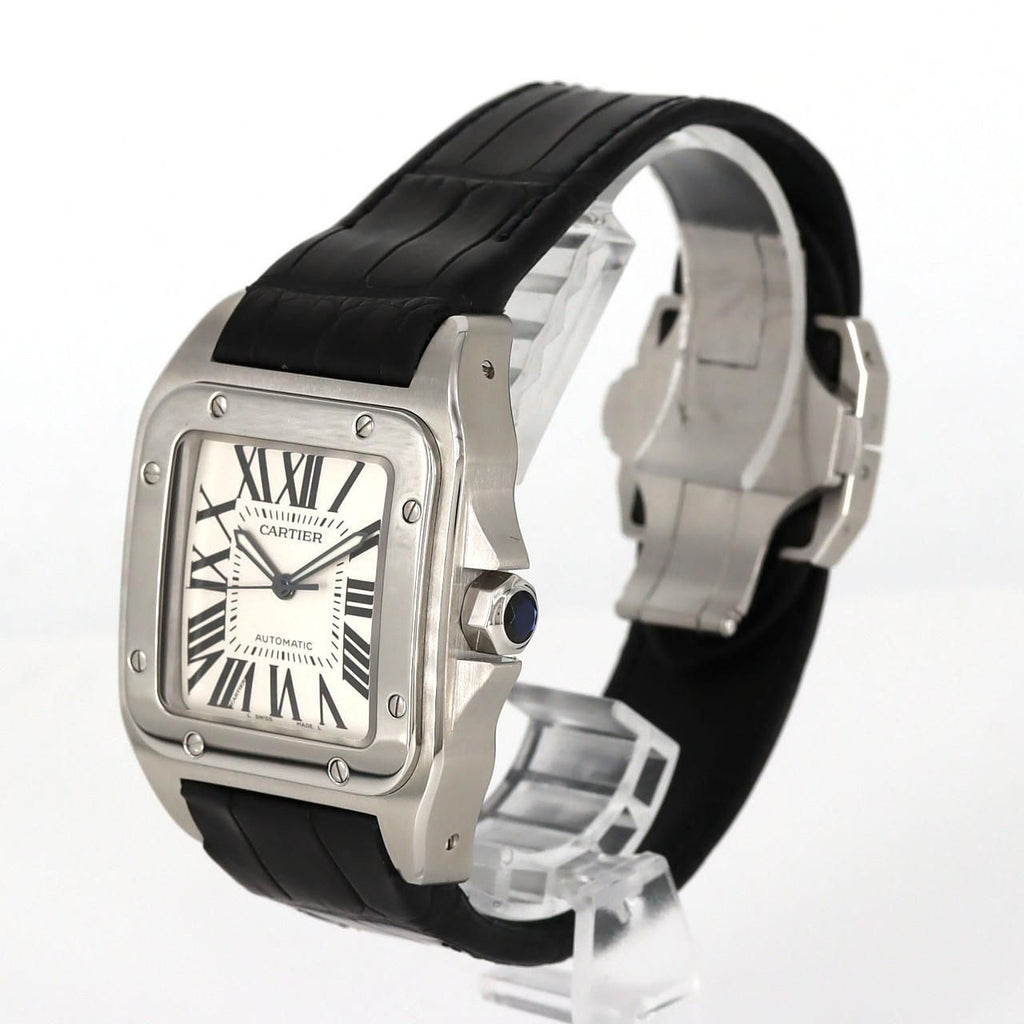 Cartier Santos 100 LM SS Automatic Winding Watch — view 2