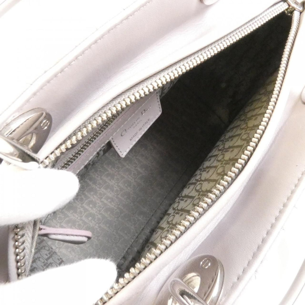 Dior Lady Bag Handbag Gray — view 9