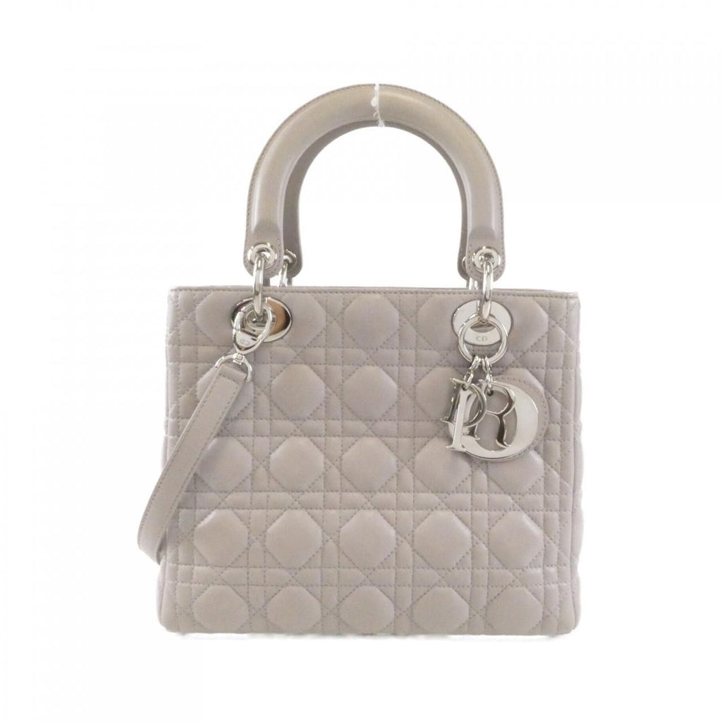 Dior Lady Bag Handbag Gray