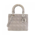 Dior Lady Bag Handbag Gray